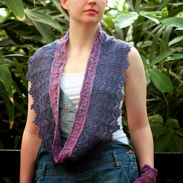 Demoiselle Cowl and Mitt set
