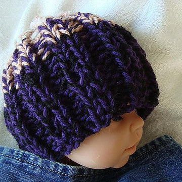 630 UNISEX RIBBED KNIT BEANIE, BABY TO ADULT