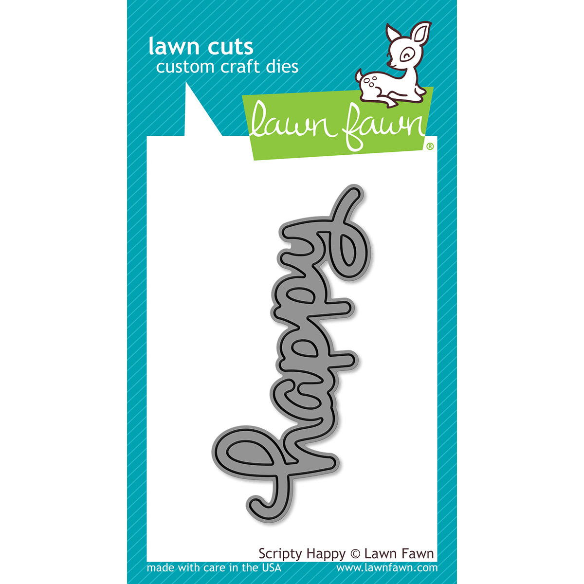 Lawn Fawn Lawn Cuts Custom Craft Die - Scripty Happy