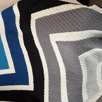 Blue Turn Blanket