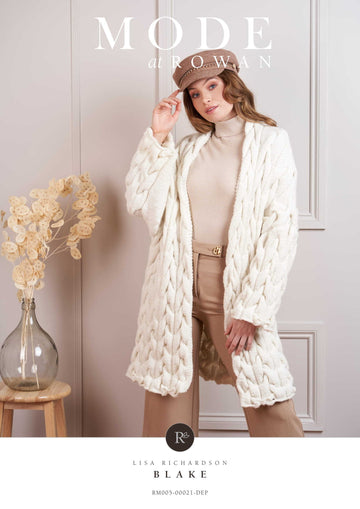 Blake Cardigan in Rowan Merino Aria (DE) - Downloadable PDF