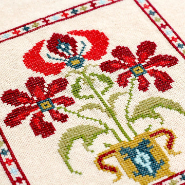 Avlea Folk Embroidery Grecian Urn 3 - Downloadable PDF
