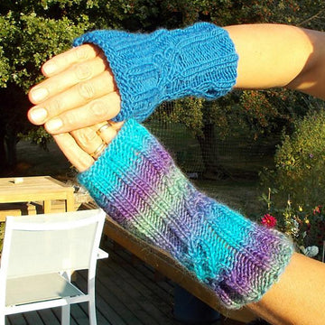 Rib & Braid Mitts