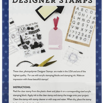 Echo Park Paper Echo Park Stamps - Stars & Stripes, America