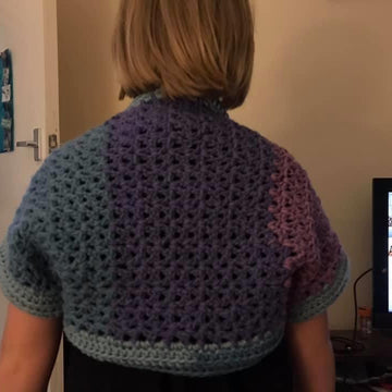 One Pop! Wonder Shawlette vs Shrug - You Decide