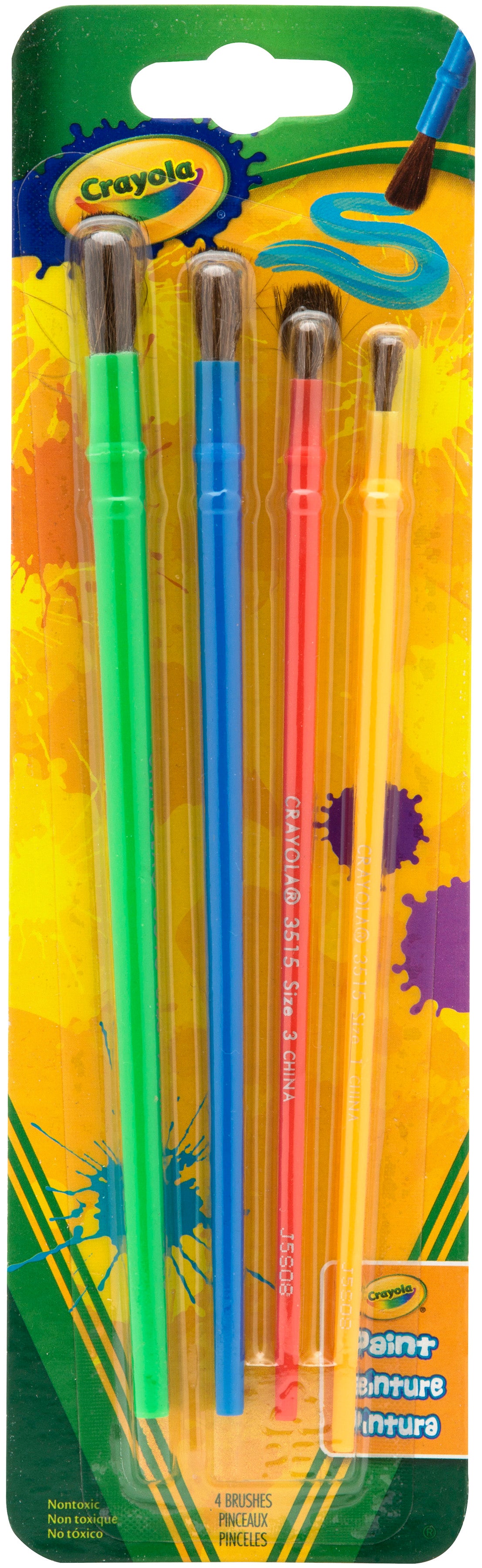 Crayola Paintbrushes - 4/Pkg