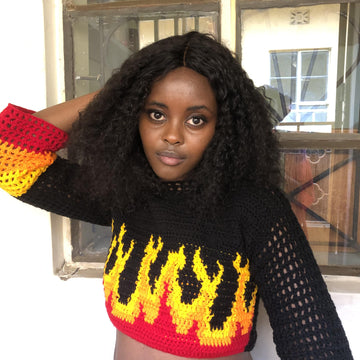 Flames Crochet Top Pattern