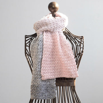 Textured Beanie and Scarf Set