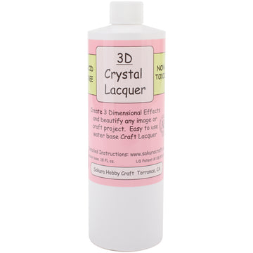 Sakura Hobby Craft 3D Crystal Lacquer Refill - 18oz