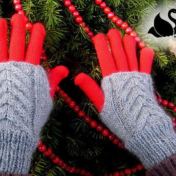 Cabled Glove Toppers