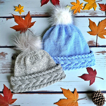 Cozy Cable Bobble beanie