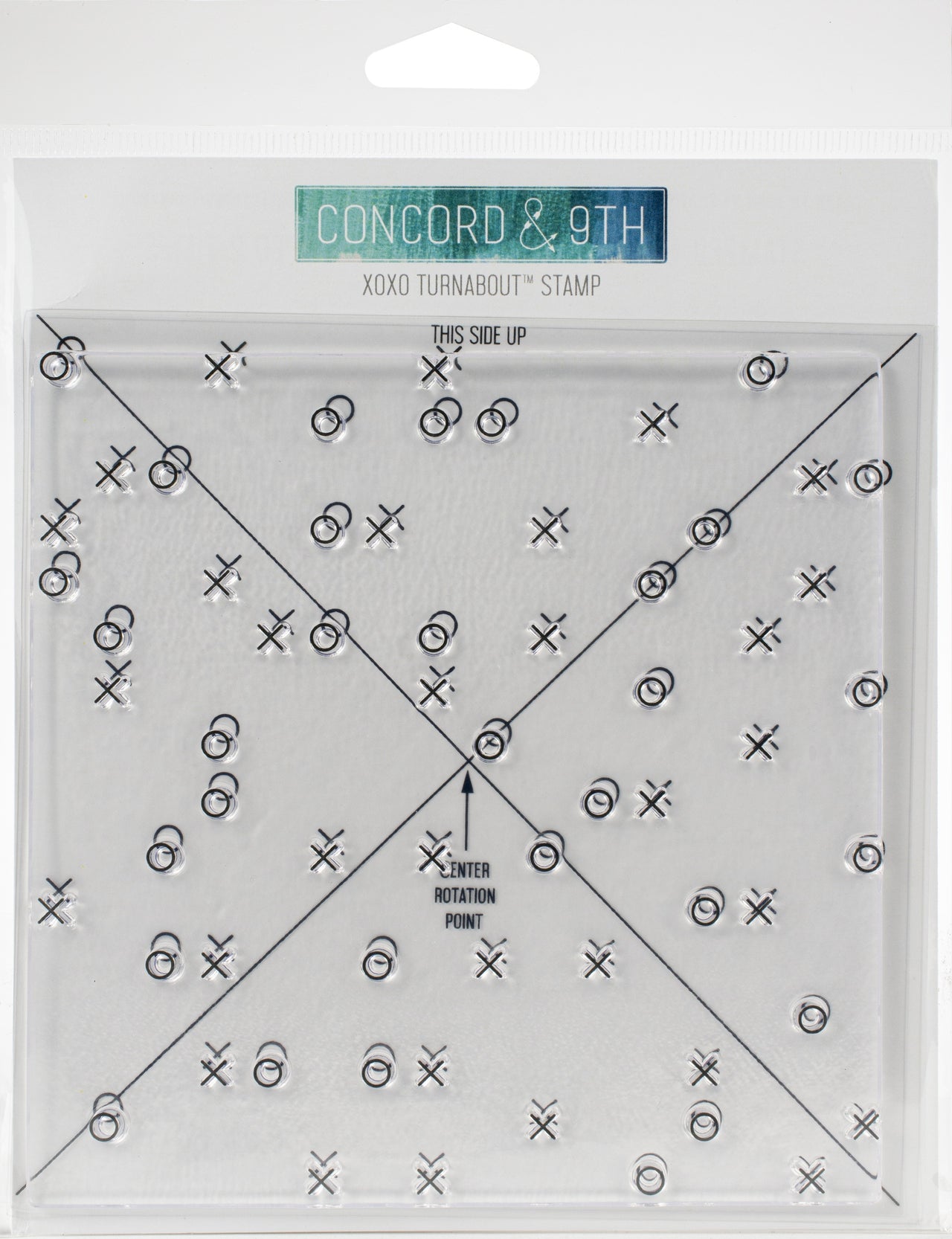 Concord & 9th Clear Stamps 6"X6" - XOXO Turnabout