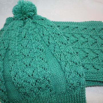 Lacy Shells Hat and Scarf