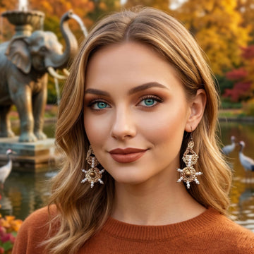 Radha Earrings Crochet Pattern