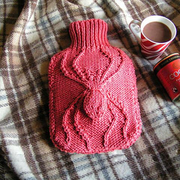 Spider Hot Water Bottle Cover