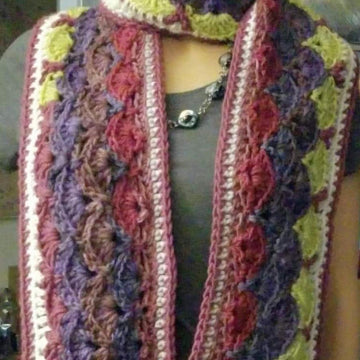 Falling Fans scarf
