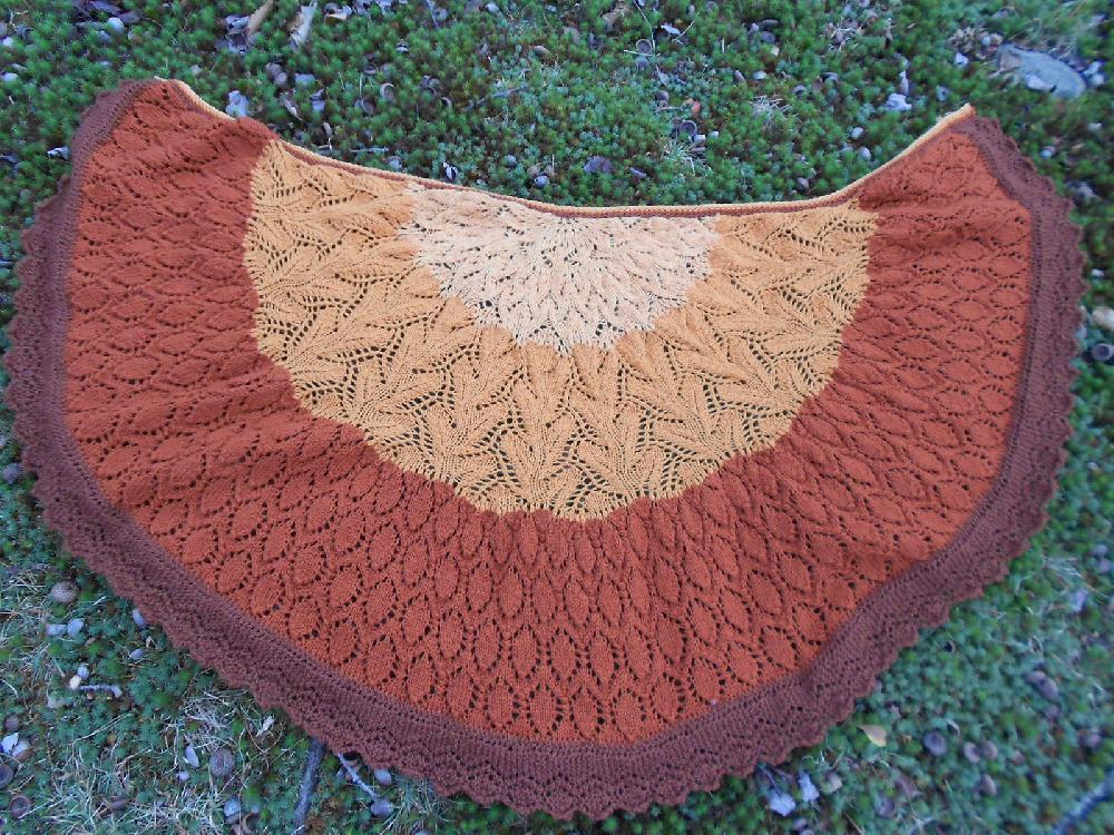 Pumpkin Pie (Pi) Shawl