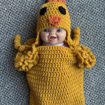 Crochet Baby Easter Chick Suit