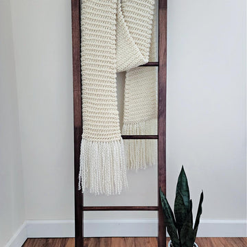 Knit Look Crochet Garter Stitch Scarf