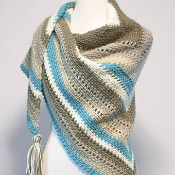 Cozy Striped Shawl