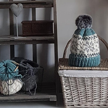 Chunky Fair Isle Winter Hat