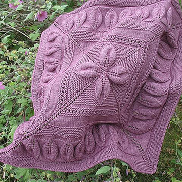 Lucky 4-Leaf Afghan 12" block