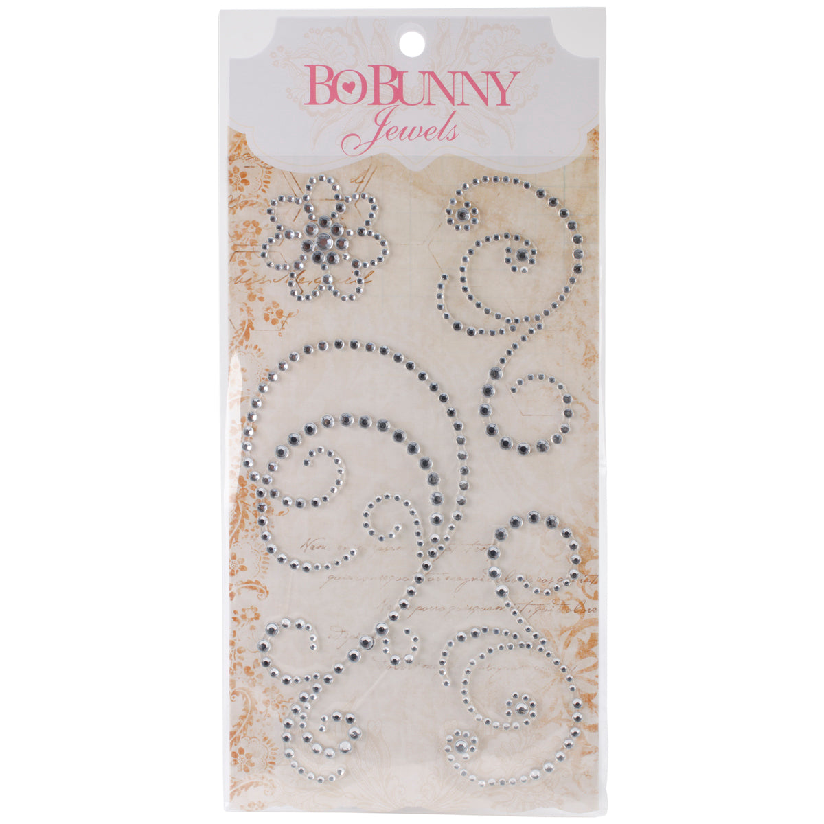 American Crafts BoBunny Adhesive Jewel Swirls - Glaze