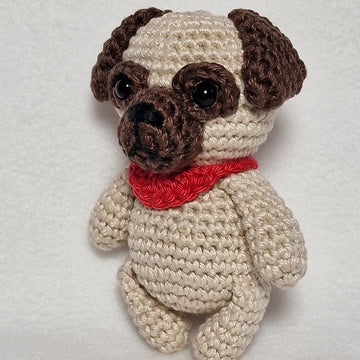 Pug Dog Bag Charm