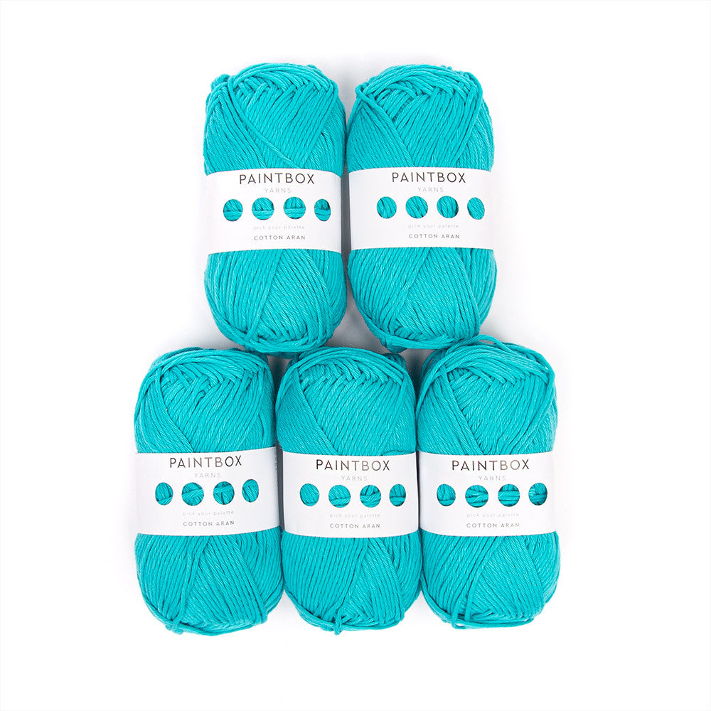 Paintbox Yarns Cotton Aran 5 Ball Value Pack