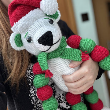 Christmas Polar Bear Toy