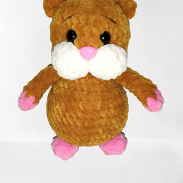 Toys hamster plush pattern, cute crochet pattern
