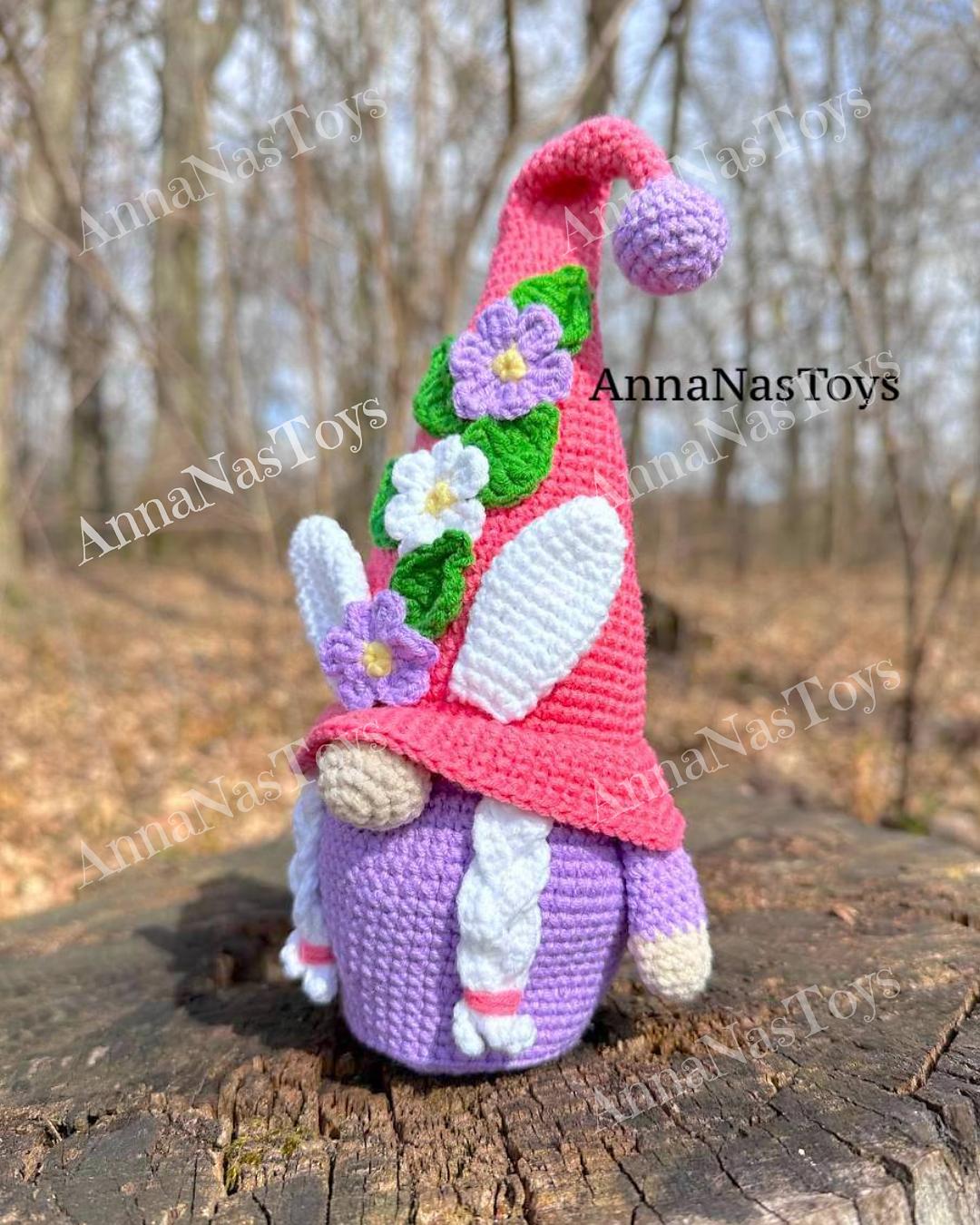 Spring Easter gnome (girl 4)