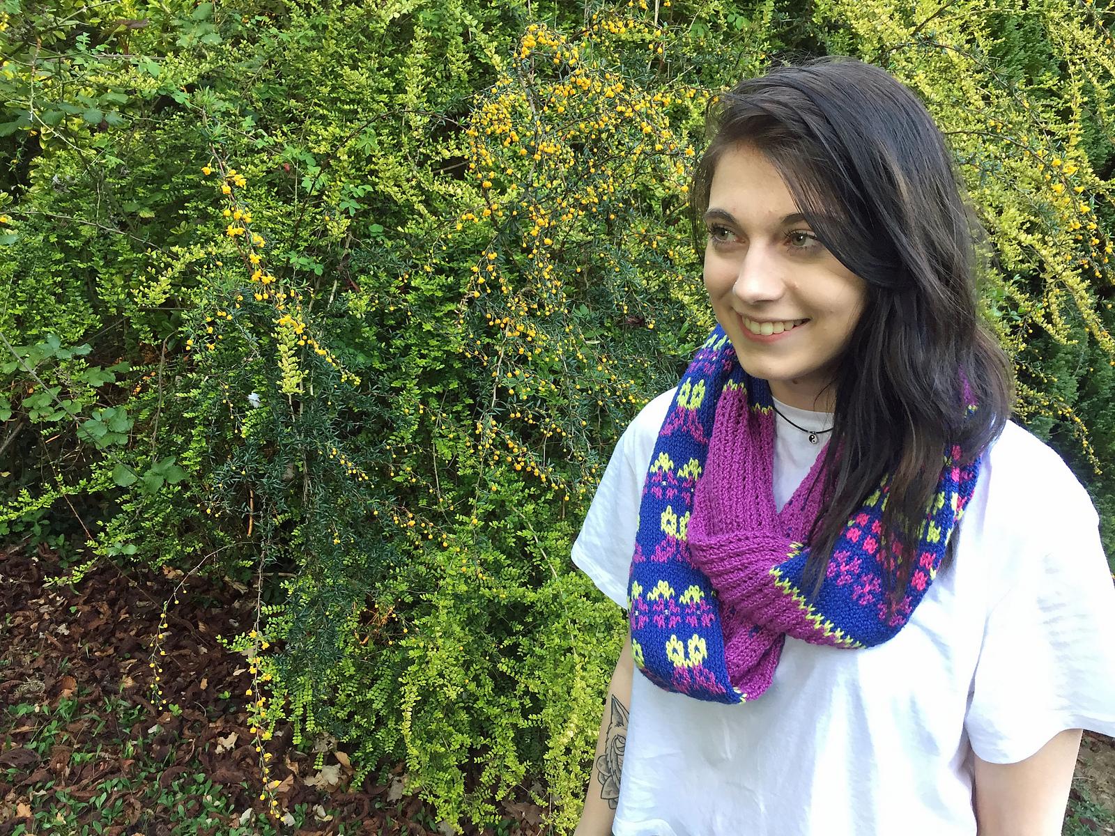Floral Flutters Cowl