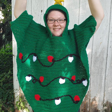 Christmas Tree Poncho