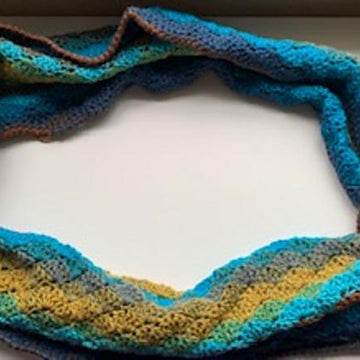 Peacock Mobius Scarf