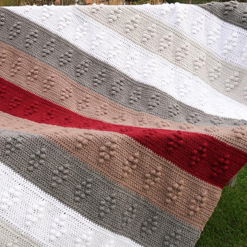 Amity striped blanket