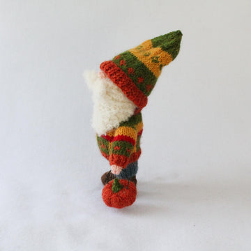 Autumn Gnome with Pumpkins