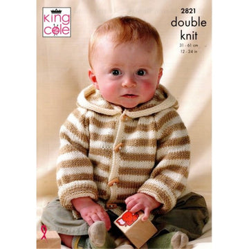 Mix 'n' Match Raglan Sweaters and Jackets in King Cole Big Value DK - 2821 - Leaflet