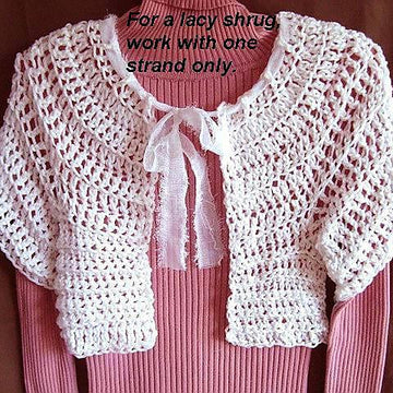 719 CHUNKY QUICK AND EASY BOLERO, age 5 to 4XL adult