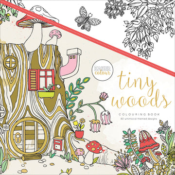 Kaisercraft KaiserColour Perfect Bound Coloring Book 9.75"X9.75" - Tiny Woods