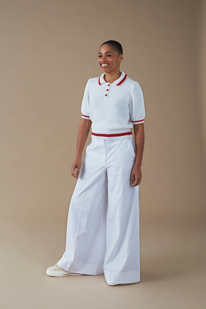Robyn Top - Knitting Pattern For Women in Debbie Bliss Piper