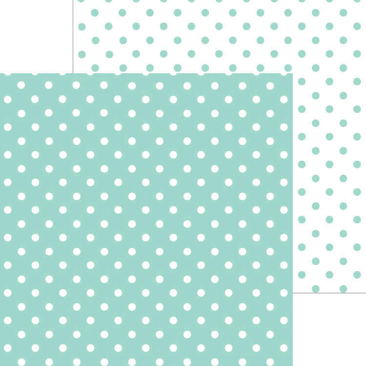 Doodlebug Petite Swiss Dot Cardstock 12"X12" 25/Pkg - Pistachio