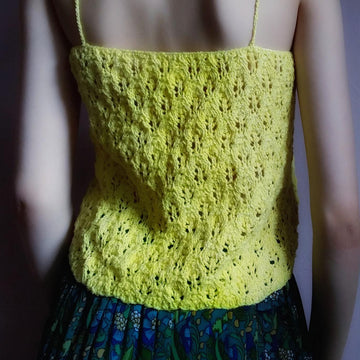 Tie Strap Openwork Top