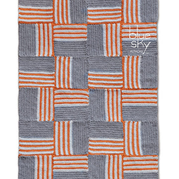 Colorplay Rug in Blue Sky Fibers Bulky - Downloadable PDF