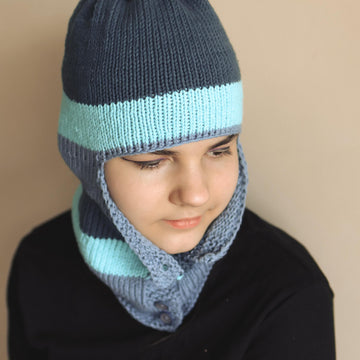 Ace Ski Mask - for Aran yarn