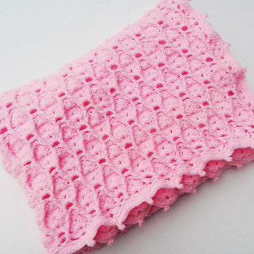 Waves diamonds baby blanket