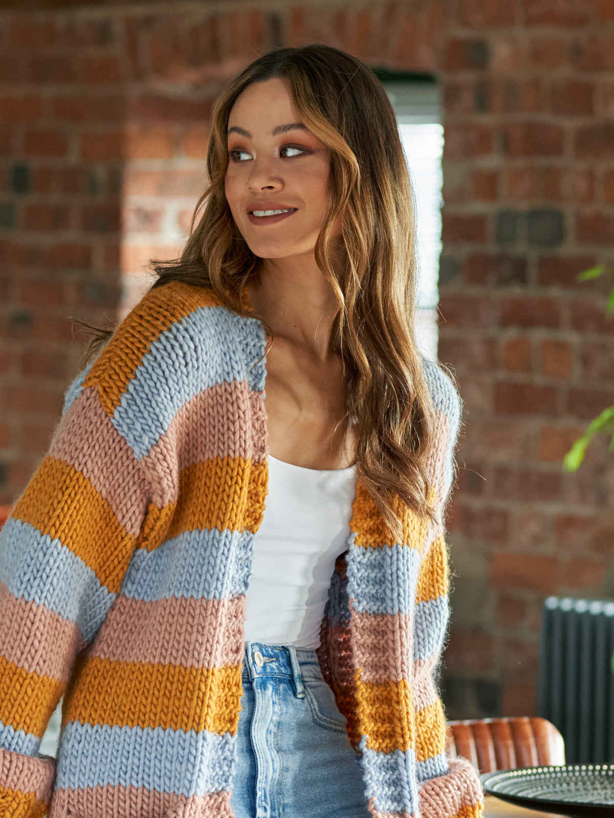 Lana – Longline Cardigan in West Yorkshire Spinners Re:Treat Superchunky- DBP0251 - Downloadable PDF