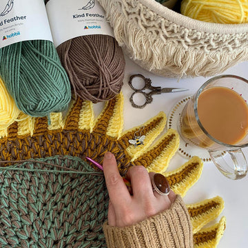Sunflower cushion