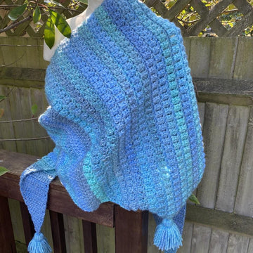 Pebble Beach Side to Side Shawl