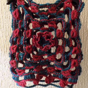 Lacy Top or Sleeveless Sweater